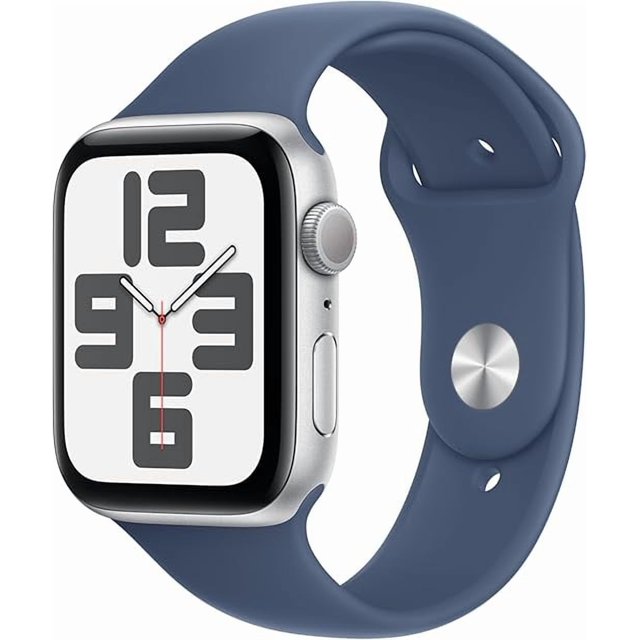 Refurbished (Good) - Apple Watch SE 2 - GPS, 44MM - Silver - Minor Scratches / Scuffs