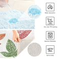 thumbnail image 6 of IAUYY Set of 2 Inch Bath Mat Thick Soft Plush Shower Mat TPR Backing Material Non Slip Bath Mats for Bathroom for Tub Shower Hotel A Painting Of Maple Leaves, 6 of 9
