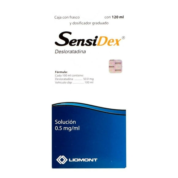 Sensidex Desloratadina 50 mg solución 120 ml
