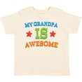 thumbnail image 3 of Inktastic Grandpa is Awesome Boys or Girls Toddler T-Shirt, 3 of 5