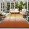 thumbnail image 2 of Large Area Rugs 8'x10', Burnt Orange Yellow Ombre Carpet Runner Indoor Outdoor Rugs Home Decor Aesthetic, Contemporary Art Abstract Aesthetics Non Slip Mats Accent Rug for Living Room Bedroom, 2 of 8
