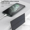 thumbnail image 3 of Mini Solar Panel§solar Panel §small Solar Panel§solar Battery §portable Solar Panel§1.5w Solar Panel Mini Solar Panel 1.5W 5V Polycrystalline Silicon Slim Portable Light Solar, 3 of 8