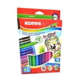 thumbnail image 2 of Plumones Kores Korellos Punta Cónica 12 Colores Lavables para Dibujar y Colorear, 2 of 5
