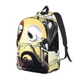 thumbnail image 1 of Goofa The Nightmare Before Christmas Pattern Durable Canvas Daypack - High-Quality Vintage Backpack, Compact & Versatile for Travel and Everyday Use-Small, 1 of 5