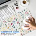 thumbnail image 4 of Long Mouse Pads for Desk,Pioneer Flower Floral Print Pattern Desk Mats on Top Of Desks, Desk Mouse Pad Extra Large with 3mm Non-Slip Base and Stitched Edge for Gaming,Office,Work,Home 31.5"x15.7", 4 of 6