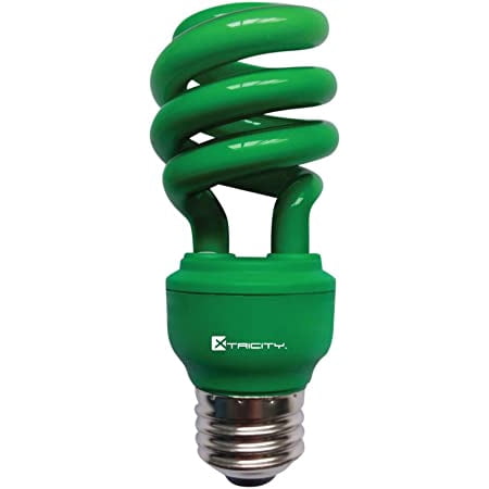 

Xtricity CFL Green Color Light Bulb 13W E26 Base T2 Spiral 1 Pack