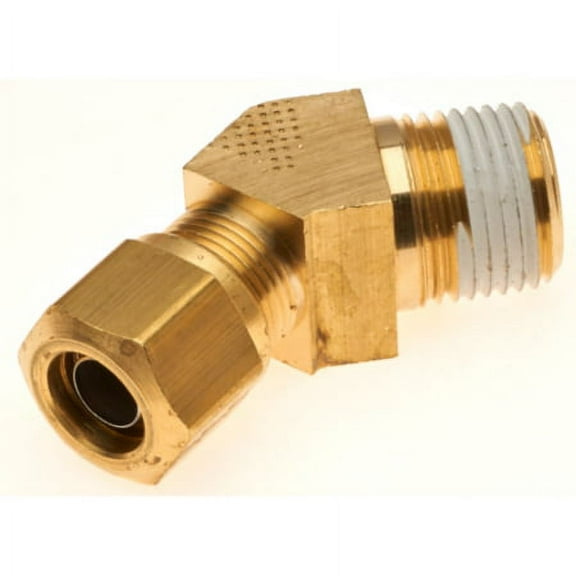 Gates Air Brake to Male Pipe - 45 (Nylon Tubing Compression)
