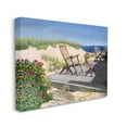 thumbnail image 3 of Stupell Industries Relaxing Waterfront Boardwalk Beach Chairs Summer Scene Painting Gallery Wrapped Canvas Print Wall Art, Design by Tom Mielko, 3 of 7