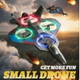 thumbnail image 2 of Eoyeskido Foam Drone RC Airplane for Kids and Beginners, Remote Control Plane Fighter Jet with Light, Auto Hovering, 360° Flip and 2 Batteries (15 Mins), 2 of 9