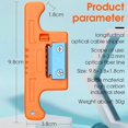 thumbnail image 2 of JMLIANG Fiber Optic Cable Stripper for 19mm-30mm Replacement Blade Safe Lock Easy Carry, 2 of 10