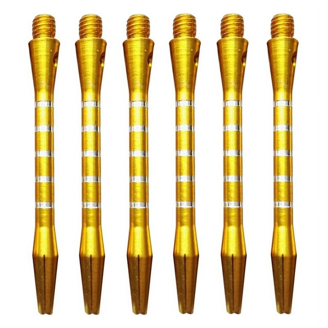 6 Pcs Fléchettes en Alliage d'Aluminium Herses Tiges de Fléchettes Ensemble Mixte Professionnel Filetage 4,5mm
