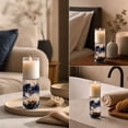 thumbnail image 4 of Litchi Fragrance Ocean Themed Pillar Scented Candle, Clear Glass Cylinder Candle with Seashell Pebble Ornament, Ideal for Birthday, Christmas, Housewarming and Holiday Gift for Candle Lovers, 4 of 5