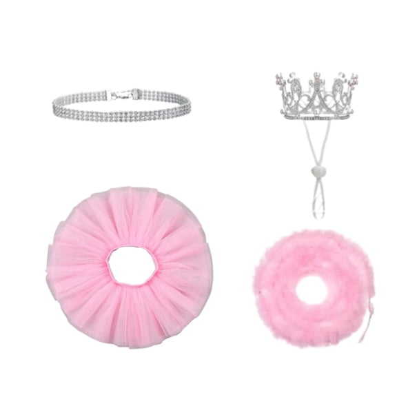 23 Inch Porch Gooses Decor Set with Crown, Dress, Necklace & Scarf - Waterproof & Reusable Outdoor Accessories for Garden Patio