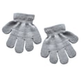 thumbnail image 1 of Guantes de cinco dedos monocromáticos cálidos de invierno para niños., 1 of 5
