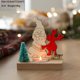 thumbnail image 1 of Decoración de candelabro navideño Alce Casa de madera Papá Noel Decoración de candelabro de madera Mesa de ventana Decoración navideña, 1 of 5