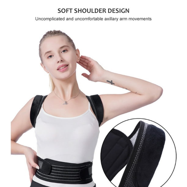 Adjustable Posture Corrector Back Support Adjustable Posture Corrector Back  Support For Men Women Back Brace With 2 Removable Rails 