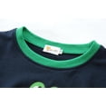 thumbnail image 5 of FEDPOP Toddler Boy Green Dinosaur Pajamas 100% Cotton Short Sleeve Size 3T, 5 of 7