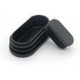 thumbnail image 3 of Tapas de plástico ovaladas para patas de muebles de tubo, paquete de 20, 15 x 30 mm, ideales para sillas, gabinetes y trampolines, 3 of 5