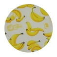 thumbnail image 2 of ONETECH Stain Resistant Dust-Proof Round Tablecloths - of Yellow Fruit Banana Art Dinning Tabletop Decoration, Round Round Tables Table Cloths Outdoor Party, 2 of 7