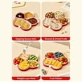 thumbnail image 4 of Openpig Paw Shape Detachable Divided Plates Removable Compartment Serving Tray For Hot Pot Fruit Snack, 4 of 9