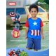 thumbnail image 3 of Disney Marvel Capitán América Pack de 2 camisetas sin mangas para niño 4-5 años, 3 of 6