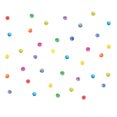 thumbnail image 5 of Adhesivo de pared de puntos de color, Adhesivo de pared de puntos para habitación de niños/bebés, Adhesivo de pared de acuarela para habitación de niña, Adhesivo de pared de círculo extraíble para de TUNC Sencillez, 5 of 5
