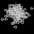 thumbnail image 4 of 100Pcs Faux Pearl Heart Flatback Beads Cabochons Wedding Decor Card Making, 4 of 8