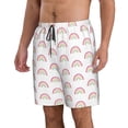 thumbnail image 2 of Logiee Rainbow Print Mens Swim Trunks Quick Dry Board Shorts,Breathable Hawaii Beach Shorts Swimwear Bathing Suits-Medium, 2 of 6