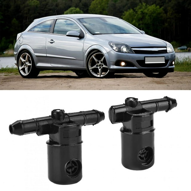 2Pcs Windshield Sprayer, Washer Nozzle, ABS For Vehicle Windshield Sprayer Replacement, Car Household