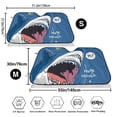 thumbnail image 3 of Balery Great White Shark Print Car Windshield Sun Shade,Windshield Sunshade for Car Pickup Truck SUV Accessories-Small, 3 of 7