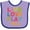 Lavender and Purple, variant on Inktastic Live Love Play the Trumpet Boys or Girls Baby Bib