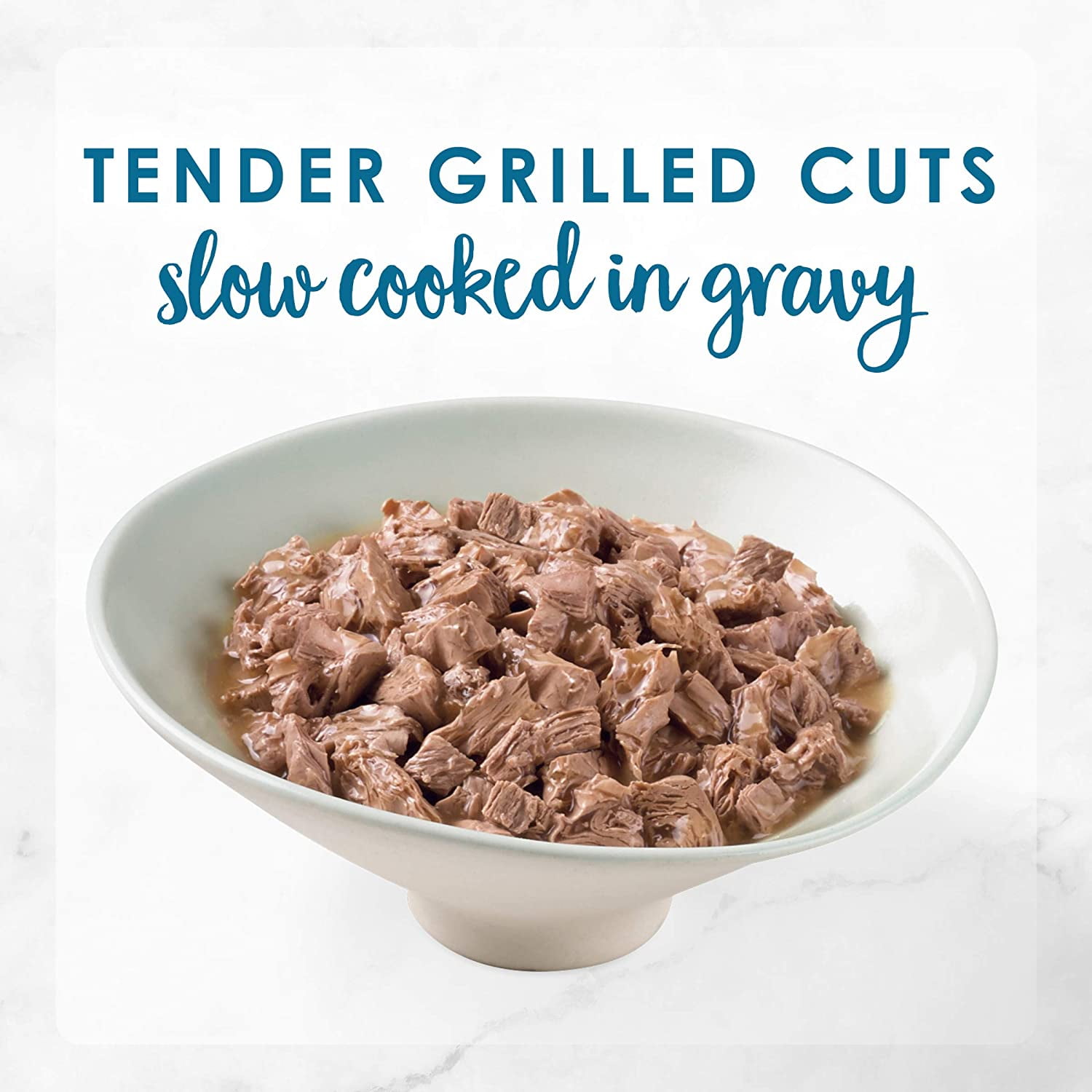 Fancy Feast Grilled Ocean Whitefish & Tuna Feast in Gravy Wet Cat Food, 3 OZ (Pack of 12)