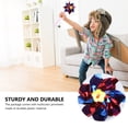 thumbnail image 4 of CIMAXIC pinwheel 20pcs Plastic Rainbow Pinwheel DIY Windmill Colorful Toy For Kids (Random Color),14.37"X5.91"X0.31", 4 of 5