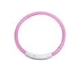 thumbnail image 3 of PETS COLLAR LED LIGHTING Suministros para mascotas Ajustable USB Carga Luminosa Pérdida Luminosa Accidentes Cuellos de Luz Safety para Rosa Al Aire Libre Eigraketly HA010373-05, 3 of 6