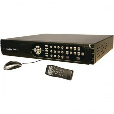 SECURITY LABS SLD265 8-Channel 500GB DVR with Dual-Stream Internet Email & 3G Phone Monitoring