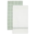 thumbnail image 6 of Mainstays Kitchen Towel, Dishcloth, Oven Mitt, and Pot Holder 8 Pack Set, Sage, 100% Cotton, 6 of 9