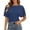 Blue2, variant on ChoXxx Women's Summer Loose Chiffon Sleeveless Button Vest Top Casual Grey XS