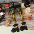 thumbnail image 5 of Uutvery Halloween Witch Legs Ornament Plush Witch Legs with Shoes for Halloween Wreath Crafts Wicked Witch's Leg Props Novelty Hanging Car Trunk Yard Decor Halloween Party Home Decor Supplies, 5 of 6