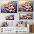 thumbnail image 4 of Designart "Meadow Iris III" Floral Floater Framed Wall Art Print, 4 of 7