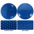 thumbnail image 3 of STRANDCHIC Extra Thick Inflated Balance Cushion Wobble Disc for Core Strength Ergonomic Stability Seat Blue, 3 of 5