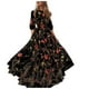 thumbnail image 3 of WILLBEST Vestidos Casuales para Mujer Cortos Vestido Maxi Floral de Gasa para Mujer Verano Primavera Otoño Vestido Largo con Falda Acampanada Traje Casual Ajustado Chica, 3 of 3