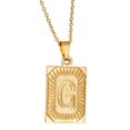 thumbnail image 4 of Collar con colgante de letra Yinane Hip Hop San Valentín, 4 of 8