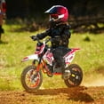 thumbnail image 2 of Seipouy 49cc Dirt Bike for Adults & Kids, 2-Stroke Mini Bike Gas Powered Off Road Trail Bikes with Speeds up to 20 MPH for Uphill and Off-Road Conditions for Youth Riders, Support 220LBS, 2 of 8