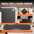 thumbnail image 4 of Vevor FXPSPSGB1414SMHUVV0 14 x 14 x 0.25 in. Pizza Steel Plate for Oven, 4 of 10