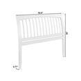 thumbnail image 7 of AFI Orleans Queen Sleigh Solid Wood Slat Headboard, White, 7 of 7