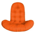 thumbnail image 3 of Coussin de Chaise Suspendue en Fibre de Polyester Rouge Vif de Qualité Supérieure avec Rembourrage en Coton PP Doux - Design Moderne Minimaliste pour Usage Extérieur/intérieur, Dimensions Personnalisables, 130x95x15 cm - Idéal pour Sièges de Balançoire,, 3 of 6