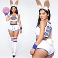thumbnail image 1 of Space Lola Bunny Rabbit Cosplay disfraz Rabbit Bunny Jam disfraces mujeres niñas Halloween fiesta ropa/S/ Afortunado Sencillez, 1 of 4