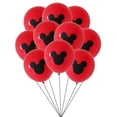 thumbnail image 3 of Globos de látex de Mickey Mouse de 12 pulgadas, suministros para fiestas, globos de Minnie rosa para decoración de bodas, fiestas de cumpleaños, 10 o 30 unidades, 3 of 5