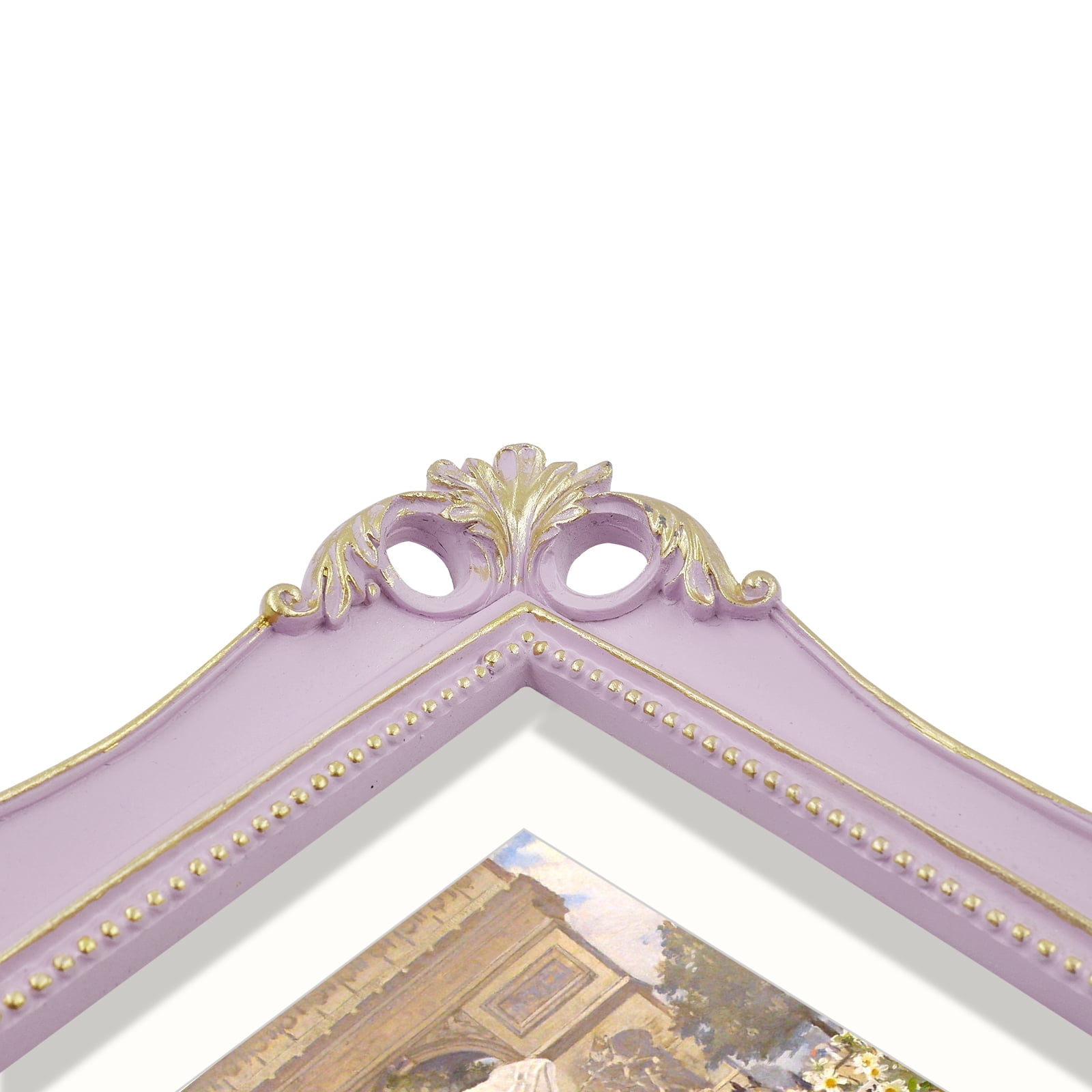 Picture Frames 11x14 Matted to 8x10 for Wall and Tabletop, Purple Poster Frame for Gallery Wall Display