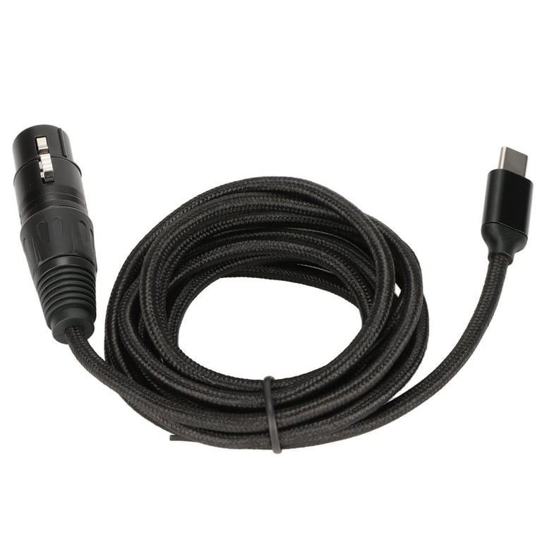 LAFGUR USB C to XLR Connector,USB C to XLR Female Cable Low Noise HIFI Plug  and Play USB C Microphone Cable for,Type C Microphone Cable